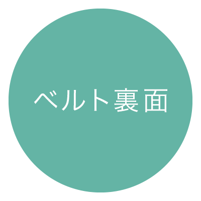 ベルト裏面